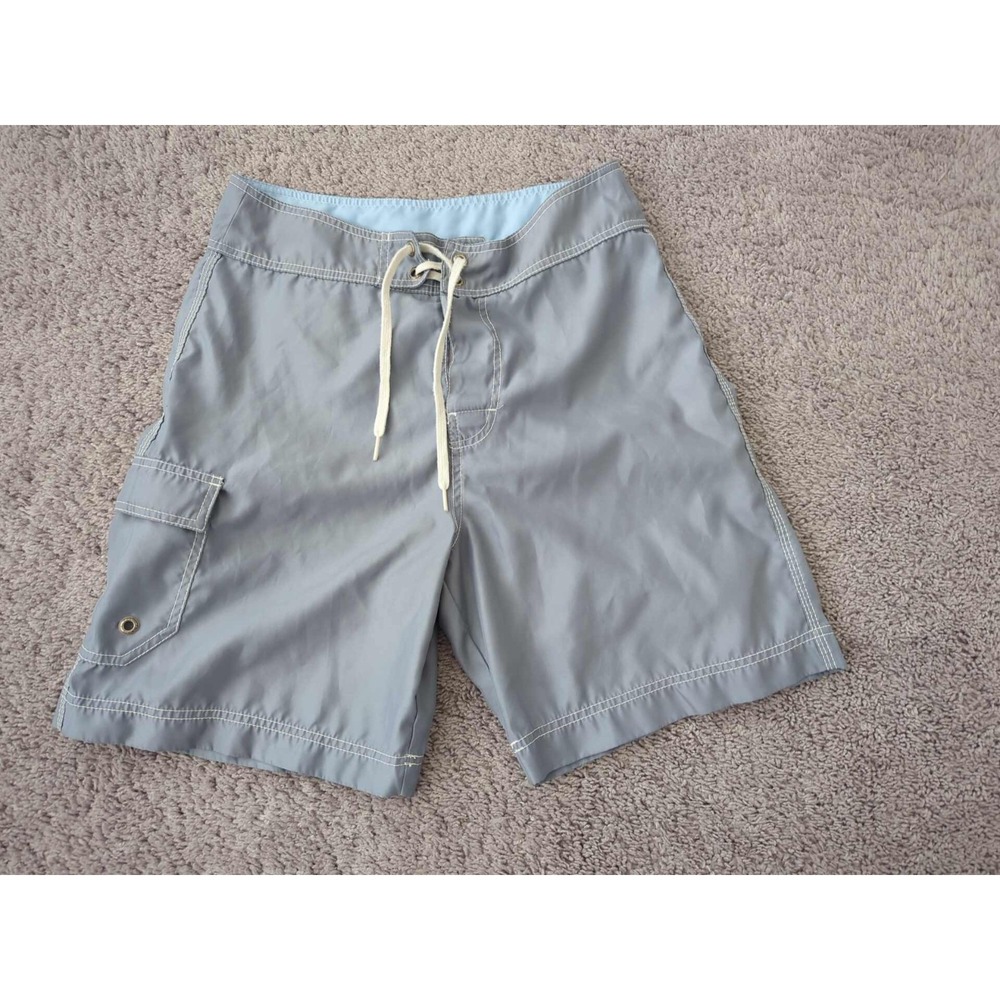 American Eagle Board Shorts‎ Mens 30 Gray Inseam: 8" Preppy Summer Surf